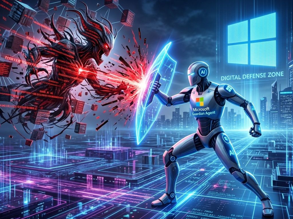 Microsoft Guardian Agents IA amenaza